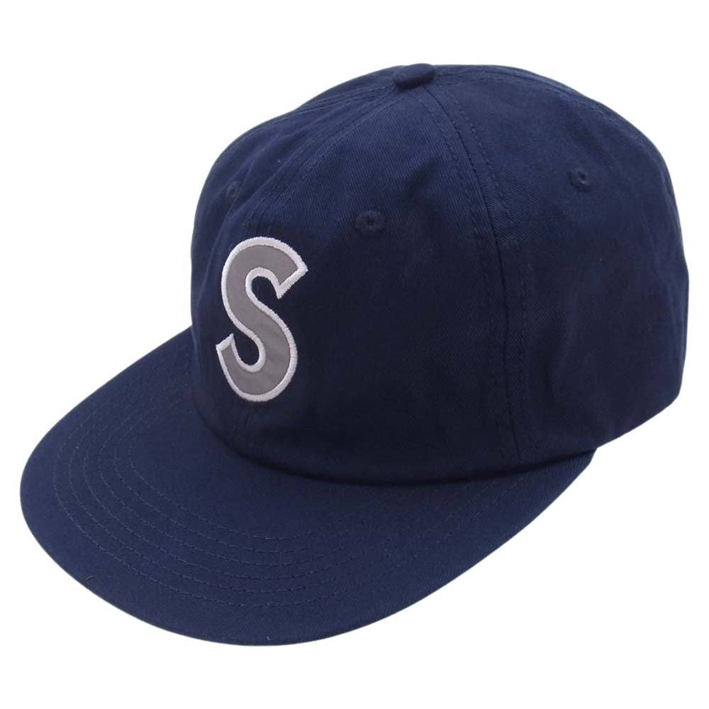Supreme シュプリーム 16SS 3M Reflective S Logo 6-Panel リフレクティブ Ｓロゴ 6パネル キャップ ネイビー系【中古】