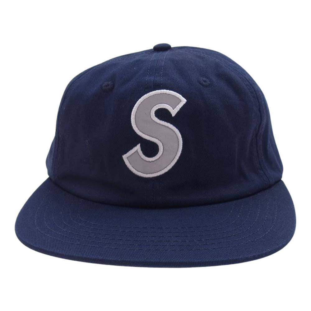 Supreme シュプリーム 16SS 3M Reflective S Logo 6-Panel リフレクティブ Ｓロゴ 6パネル キャップ ネイビー系【中古】