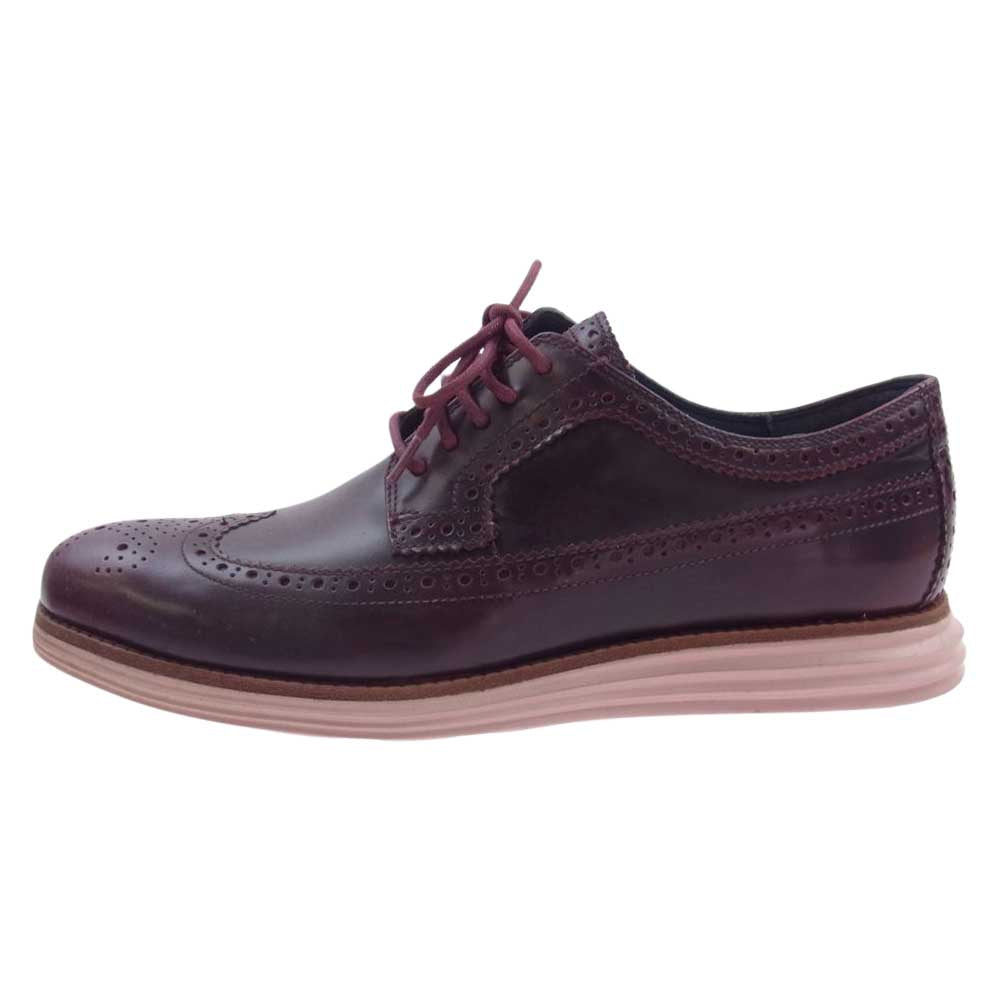 COLE HAAN コールハーン F13-C11715-161 ウイングチップ レザー シューズ ブラウン系 8.5M【中古】