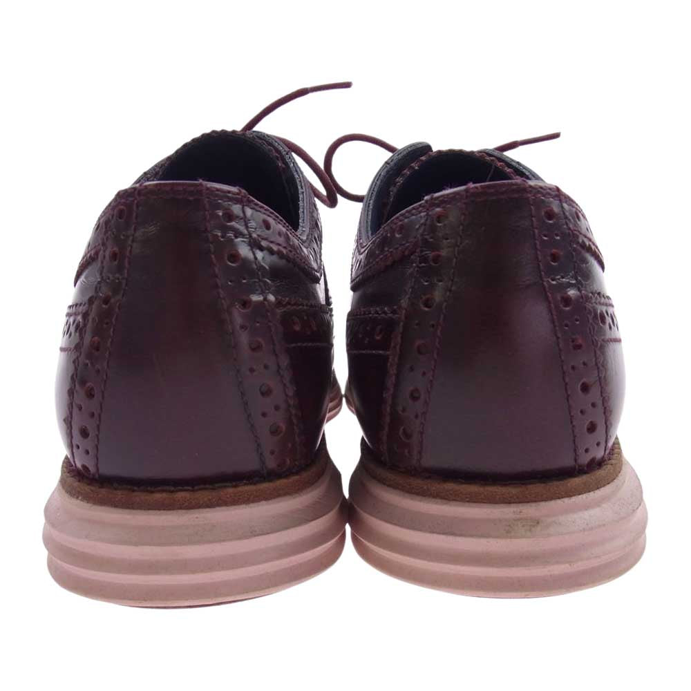 COLE HAAN コールハーン F13-C11715-161 ウイングチップ レザー シューズ ブラウン系 8.5M【中古】