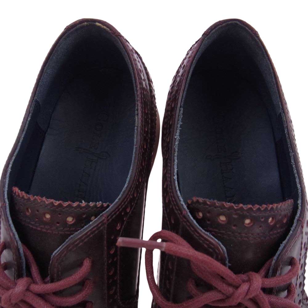 COLE HAAN コールハーン F13-C11715-161 ウイングチップ レザー シューズ ブラウン系 8.5M【中古】