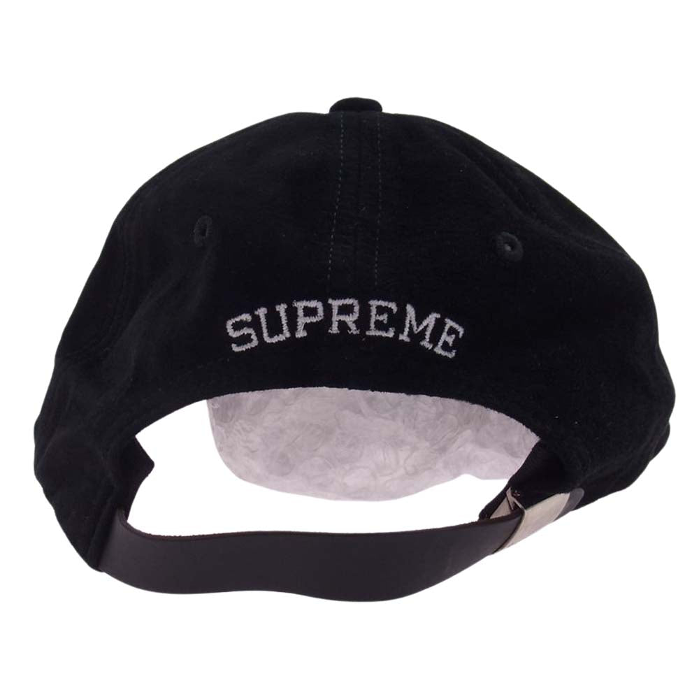 Supreme シュプリーム 16AW Suede S Logo 6-Panel Cap スエード Sロゴ 6パネル キャップ ブラック系【中古】
