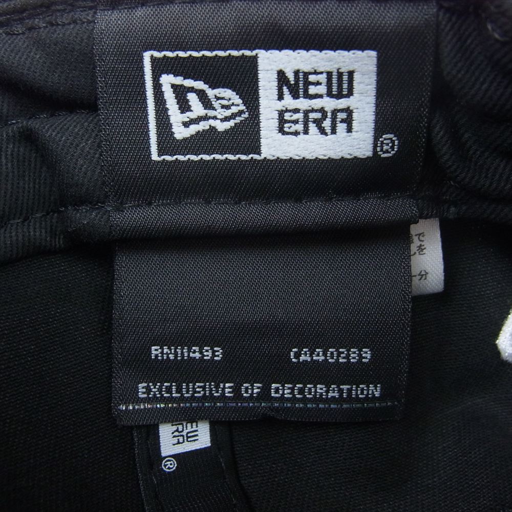 FRAGMENT DESIGN フラグメントデザイン FRAGMENT 立体刺繍 PARK GINZA NEW ERA パーク銀座 ニューエラ キャップ ブラック系【中古】