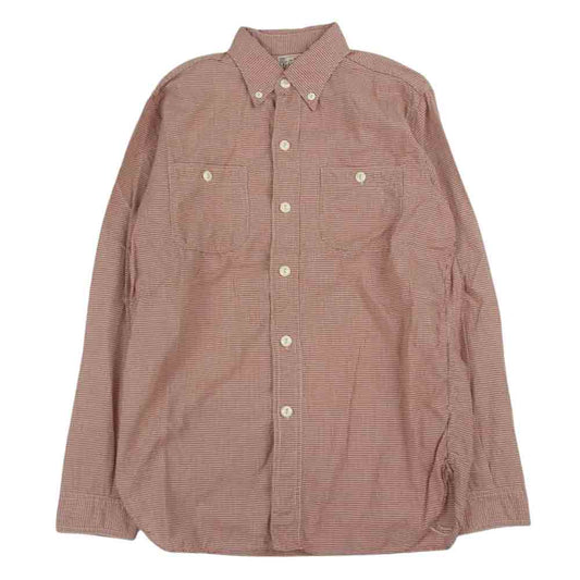 The REAL McCOY'S ザリアルマッコイズ Joe Mccoy ジョーマッコイ BD ワーク シャツ オレンジ系 S【中古】