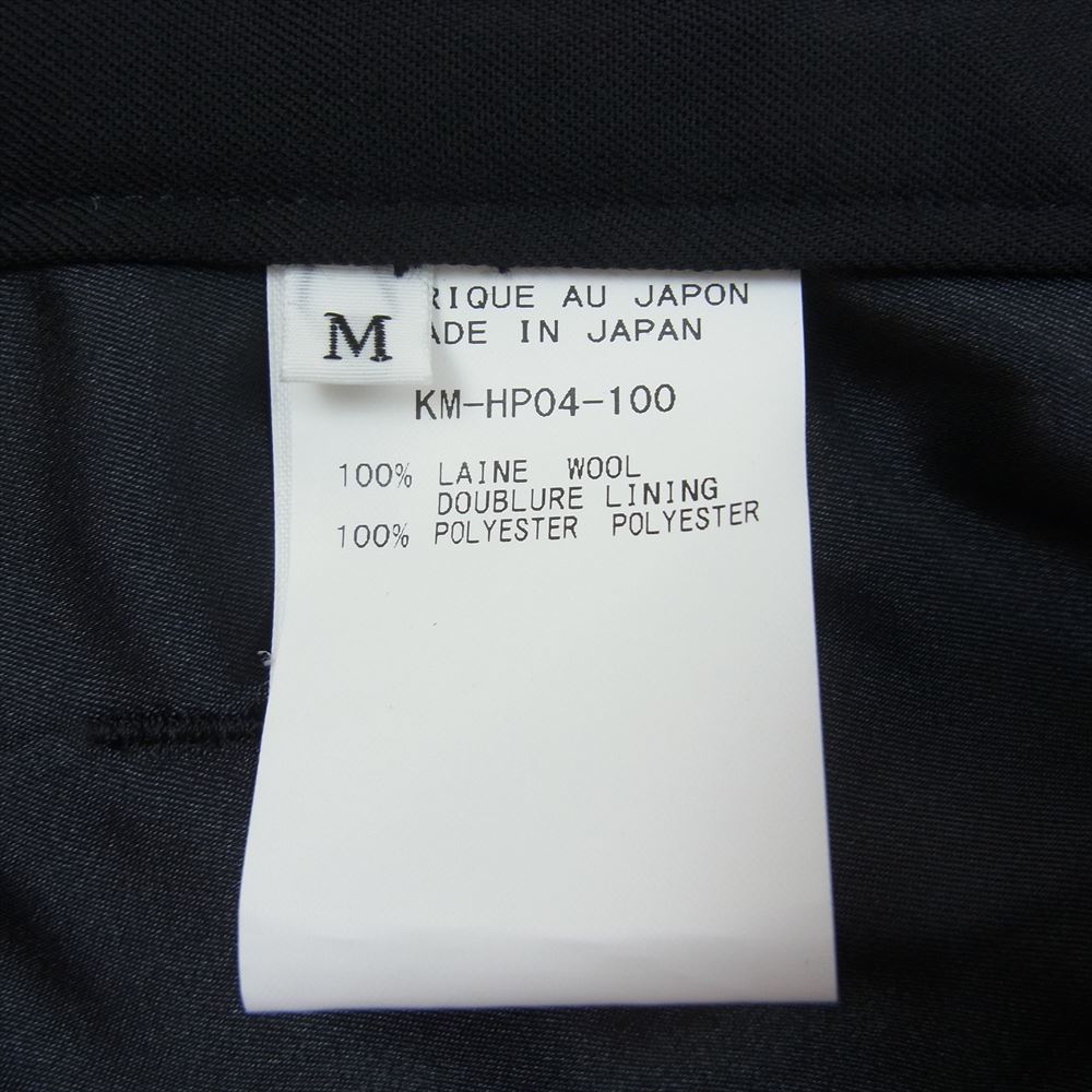 キリュウキリュウ テーパード スリム スラックスパンツ ブラック系 M【中古】