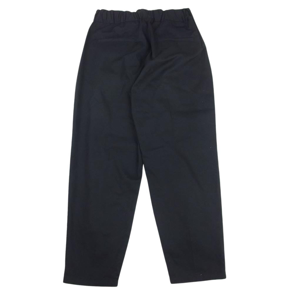 TOMORROWLAND トゥモローランド ポリエステル コットンツイル ダブルバックル パンツ グルカトラウザーズ ブラック系 S【中古】