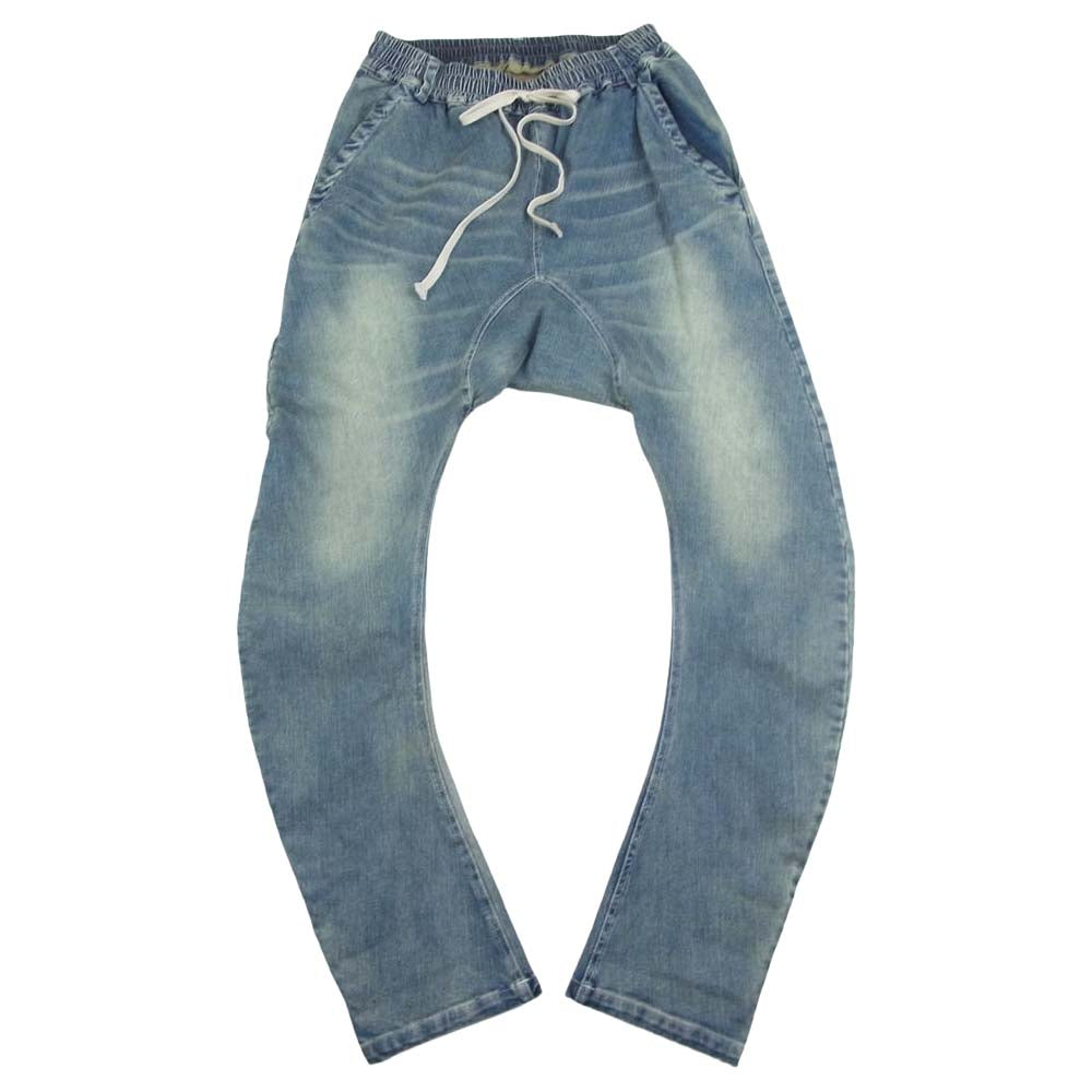 エーエフ アーティファクト Denim Sarouel Skinny サルエル スキニー デニムパンツ ライトブルー系 3【中古】