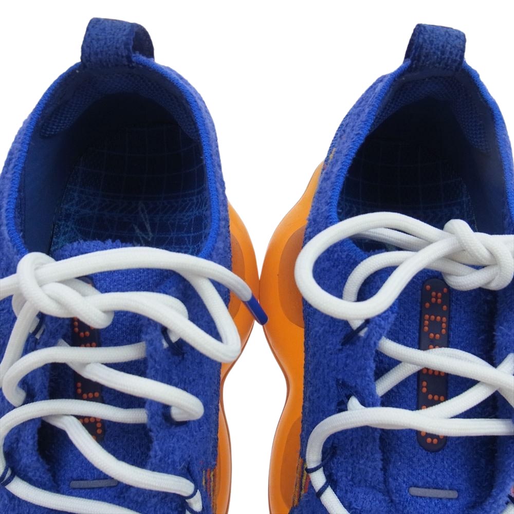 NIKE ナイキ DX4768-400 AIR MAX SCORPION FLYKNIT SE RACER BLUE SAFETY ORANGE エアマックス フライニット レーサー ローカット スニーカー ブルー系 28.0cm【中古】