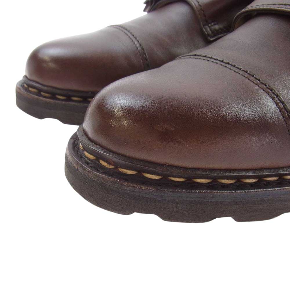 Paraboot パラブーツ 9394 WILLIAM ウィリアム ダブルモンクストラップ レザー シューズ ブラウン系 8【中古】