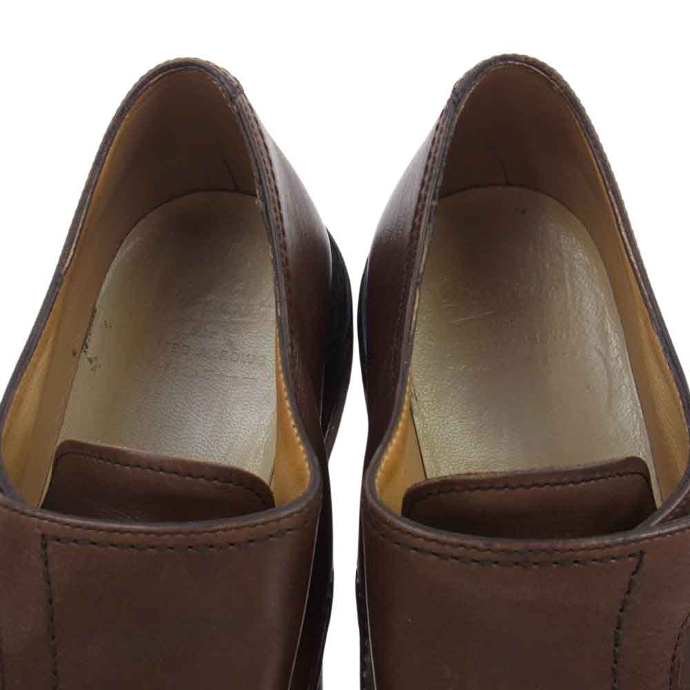 Paraboot パラブーツ 9394 WILLIAM ウィリアム ダブルモンクストラップ レザー シューズ ブラウン系 8【中古】