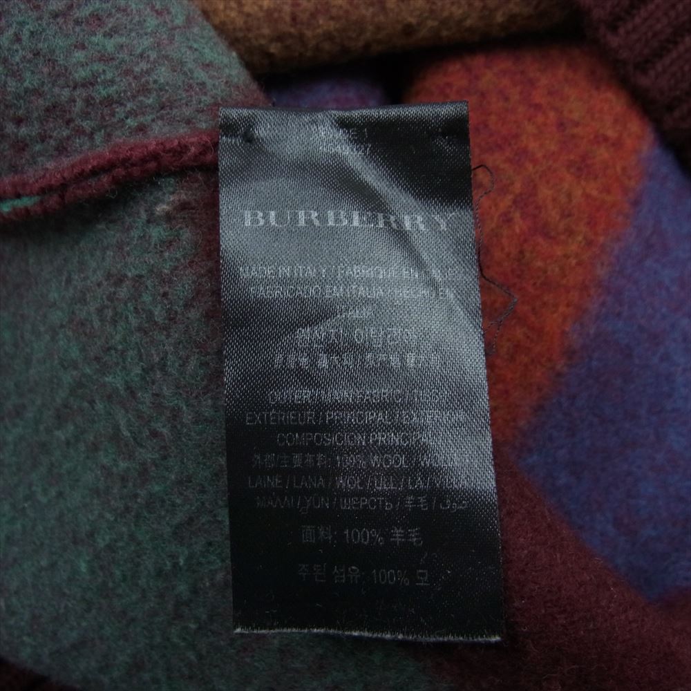 BURBERRY バーバリー 4549327 イタリア製 LONDON ENGLAND ロンドン イングランド アーガイル マルチパターン Vネック ニット セーター マルチカラー系 L【中古】