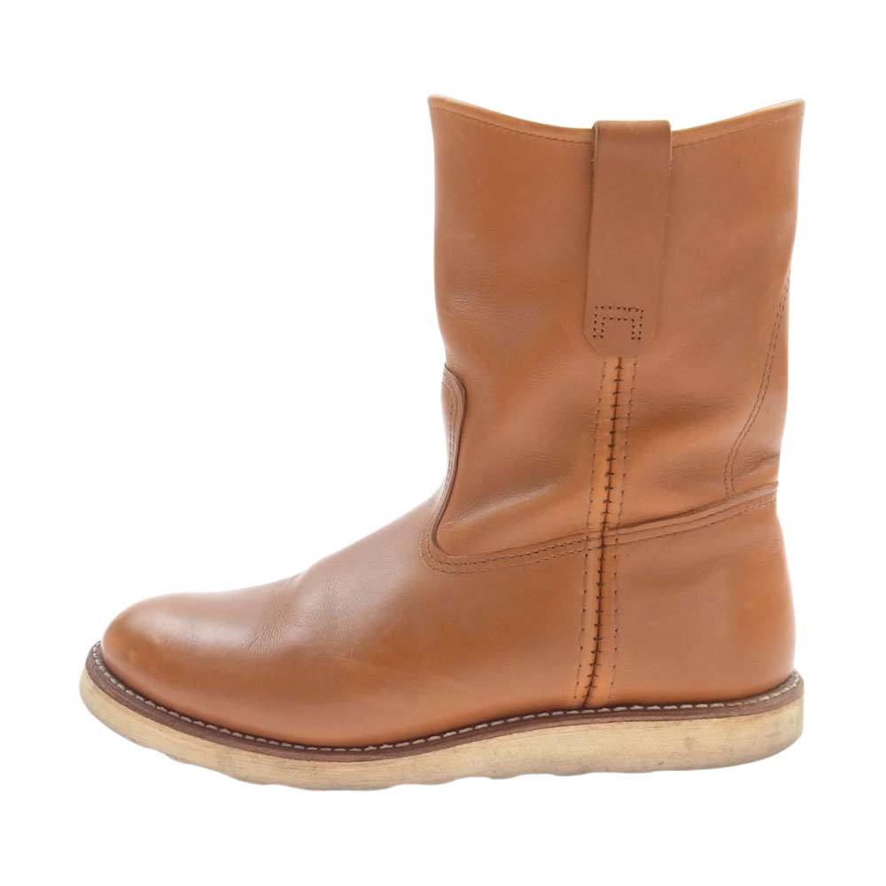 RED WING レッドウィング 9866 Irish Setter Gold Russet Sequoia 刺繍犬タグ ゴールドラセット セコイア アイリッシュセッター ペコスブーツ ブラウン系 9.5【中古】