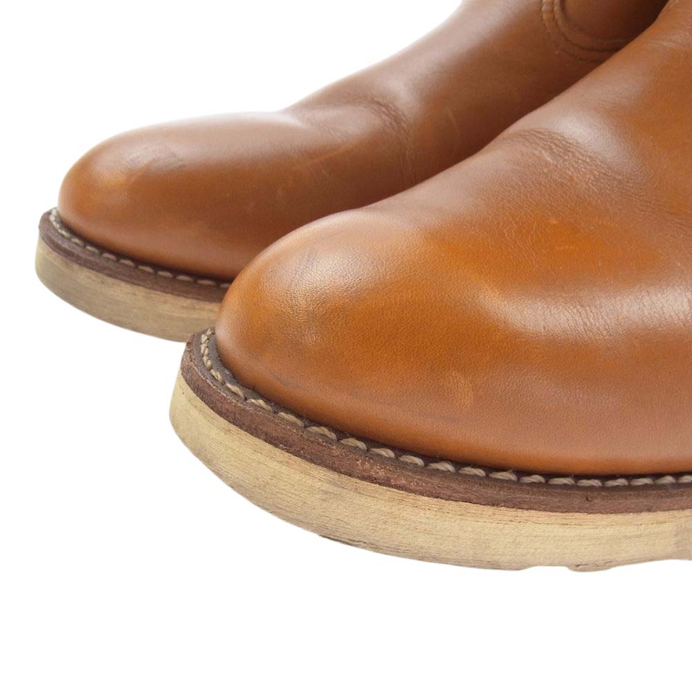 RED WING レッドウィング 9866 Irish Setter Gold Russet Sequoia 刺繍犬タグ ゴールドラセット セコイア アイリッシュセッター ペコスブーツ ブラウン系 9.5【中古】