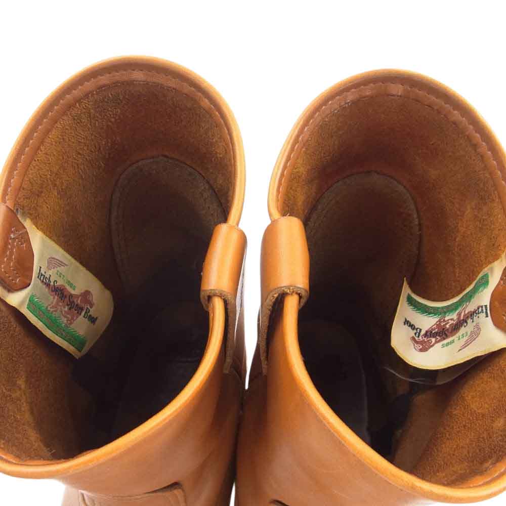 RED WING レッドウィング 9866 Irish Setter Gold Russet Sequoia 刺繍犬タグ ゴールドラセット セコイア アイリッシュセッター ペコスブーツ ブラウン系 9.5【中古】