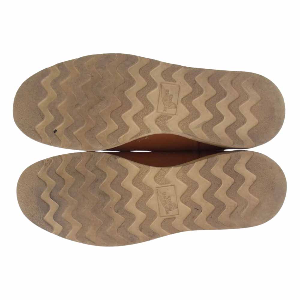 RED WING レッドウィング 9866 Irish Setter Gold Russet Sequoia 刺繍犬タグ ゴールドラセット セコイア アイリッシュセッター ペコスブーツ ブラウン系 9.5【中古】