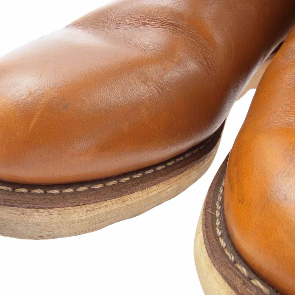 RED WING レッドウィング 9866 Irish Setter Gold Russet Sequoia 刺繍犬タグ ゴールドラセット セコイア アイリッシュセッター ペコスブーツ ブラウン系 9.5【中古】