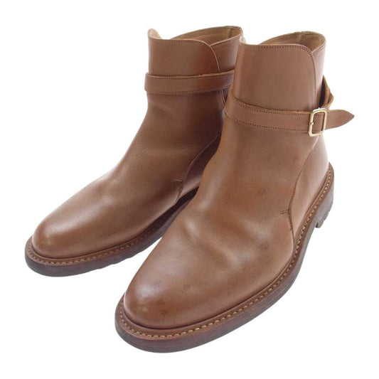 Tricker's トリッカーズ M4812 ジョッパー モンクストラップ ベルト ブーツ ブラウン系 9.5【中古】