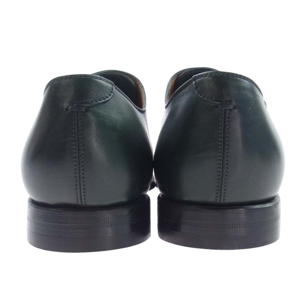 GUCCI グッチ ダブルモンクストラップ グッドイヤーソール レザー シューズ グリーン系 41.5 【極上美品】【中古】