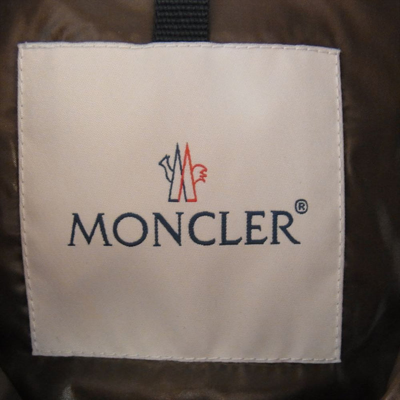 MONCLER モンクレール TIBB チブ コーデュロイ ダウンベスト ブラウン系 1【中古】