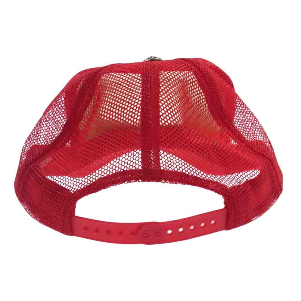 CHROME HEARTS クロムハーツ（原本無） FUCK トラッカー キャップ 帽子 レッド レッド系 4【中古】