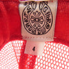 CHROME HEARTS クロムハーツ（原本無） FUCK トラッカー キャップ 帽子 レッド レッド系 4【中古】