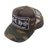 CHROME HEARTS クロムハーツ（原本無） CH カモ柄 トラッカー キャップ 帽子 カーキ系【中古】