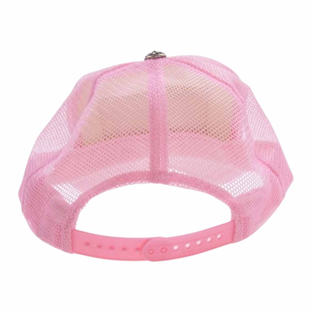 CHROME HEARTS クロムハーツ（原本無） FUCK トラッカー キャップ 帽子 ピンク ピンク系 4【中古】