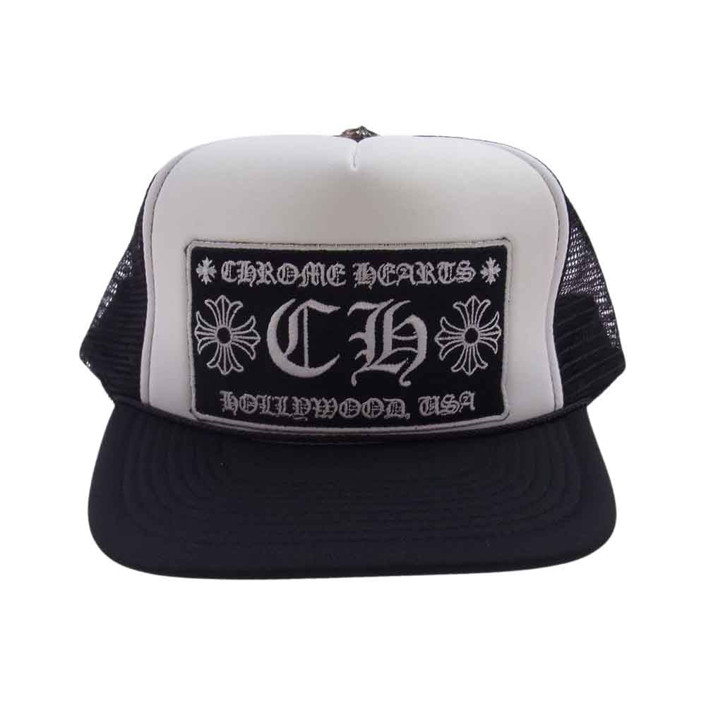 CHROME HEARTS クロムハーツ（原本無） CH トラッカー キャップ 帽子 ブラック ブラック系【中古】