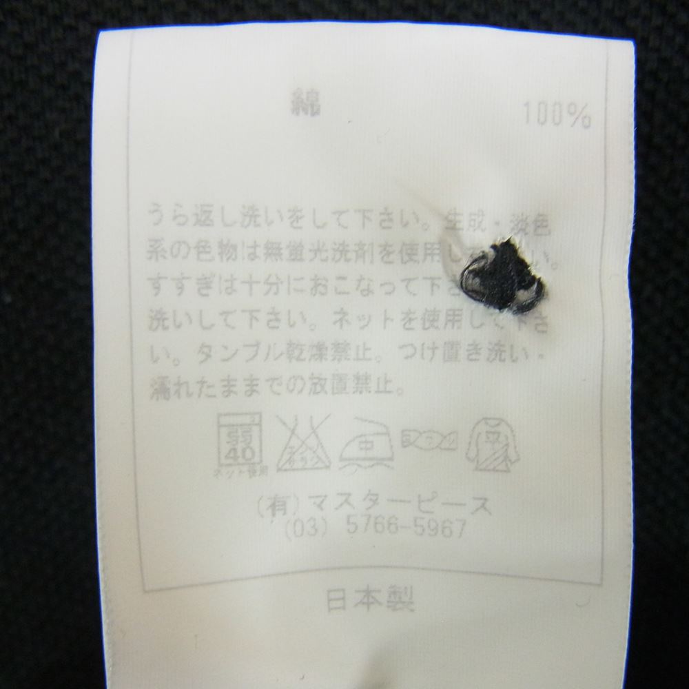 Scye サイ 5114-21350 BASICS ベーシックス 鹿の子 胸ワッペン 半袖 ポロ シャツ ブラック系 40【中古】