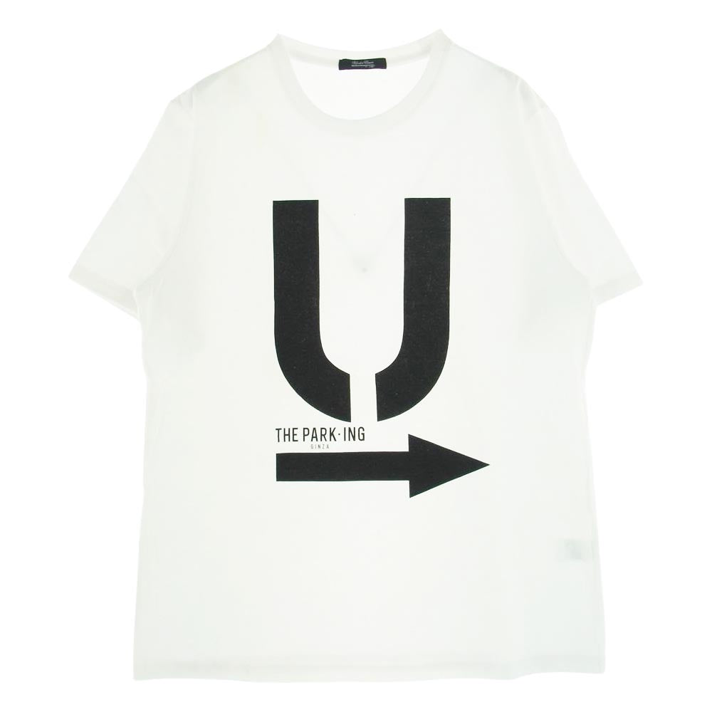 UNDERCOVER アンダーカバー THE PARK ING ザ パーキング銀座 プリント Tシャツ ホワイト系 3【中古】