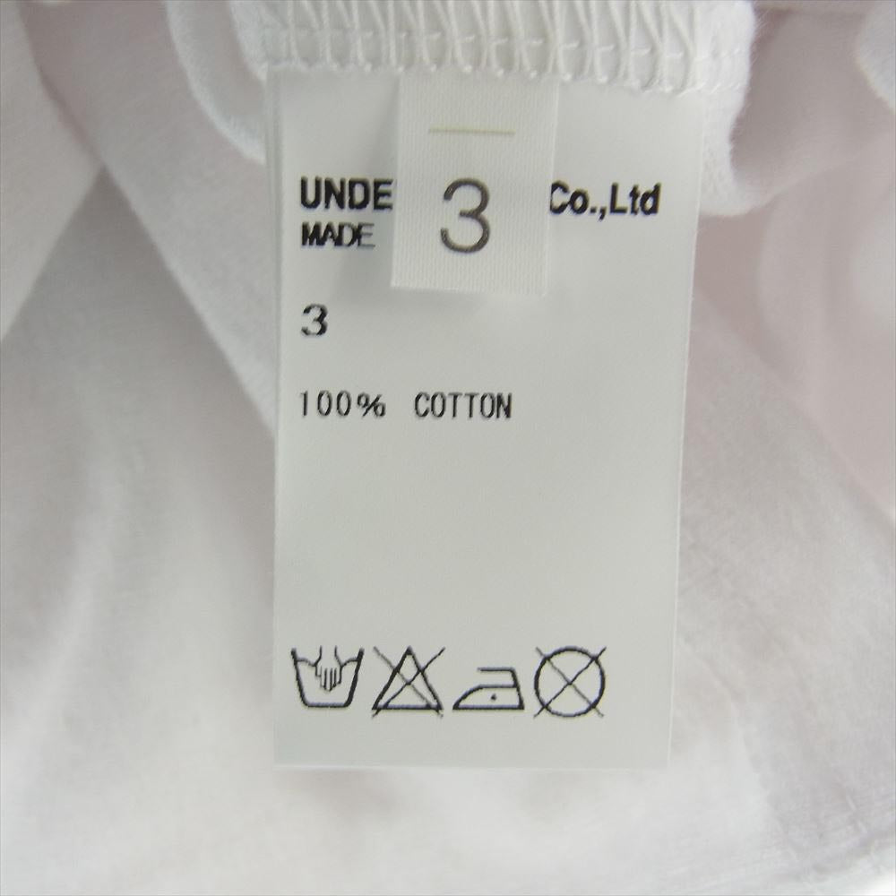 UNDERCOVER アンダーカバー THE PARK ING ザ パーキング銀座 プリント Tシャツ ホワイト系 3【中古】