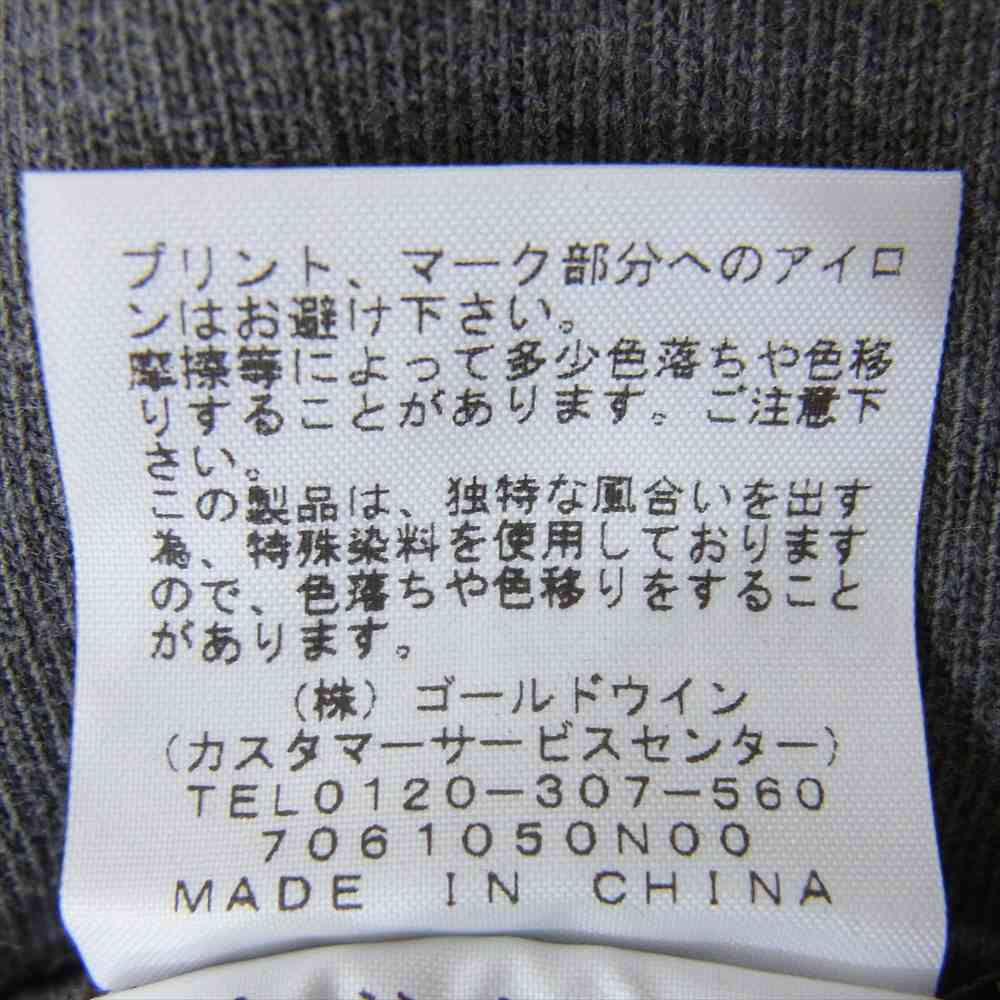 THE NORTH FACE ノースフェイス ロングスリーブ カットソー 墨黒 ダークグレー系 M【中古】