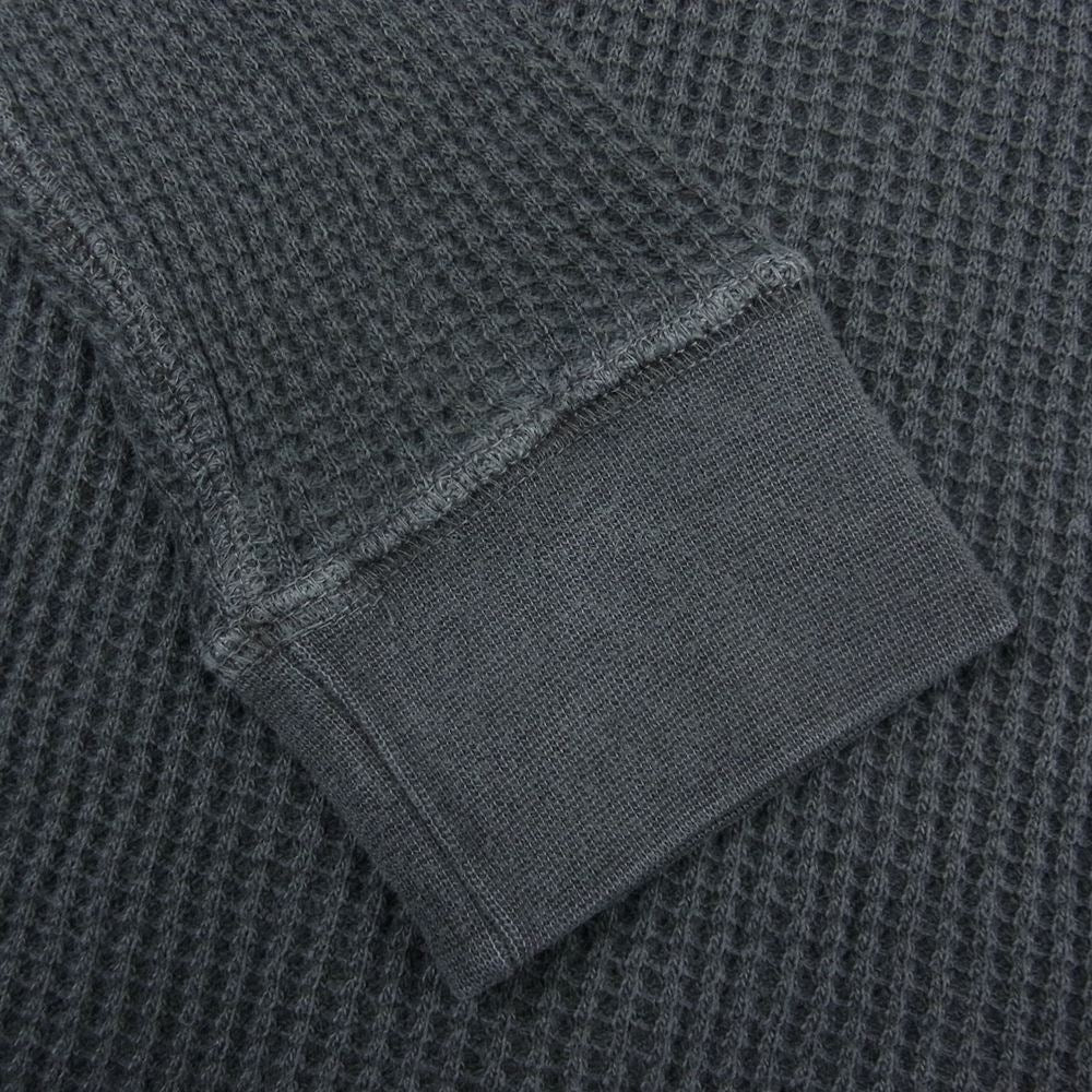 THE NORTH FACE ノースフェイス ワッフル ロングスリーブ カットソー ダークグレー系 M【中古】