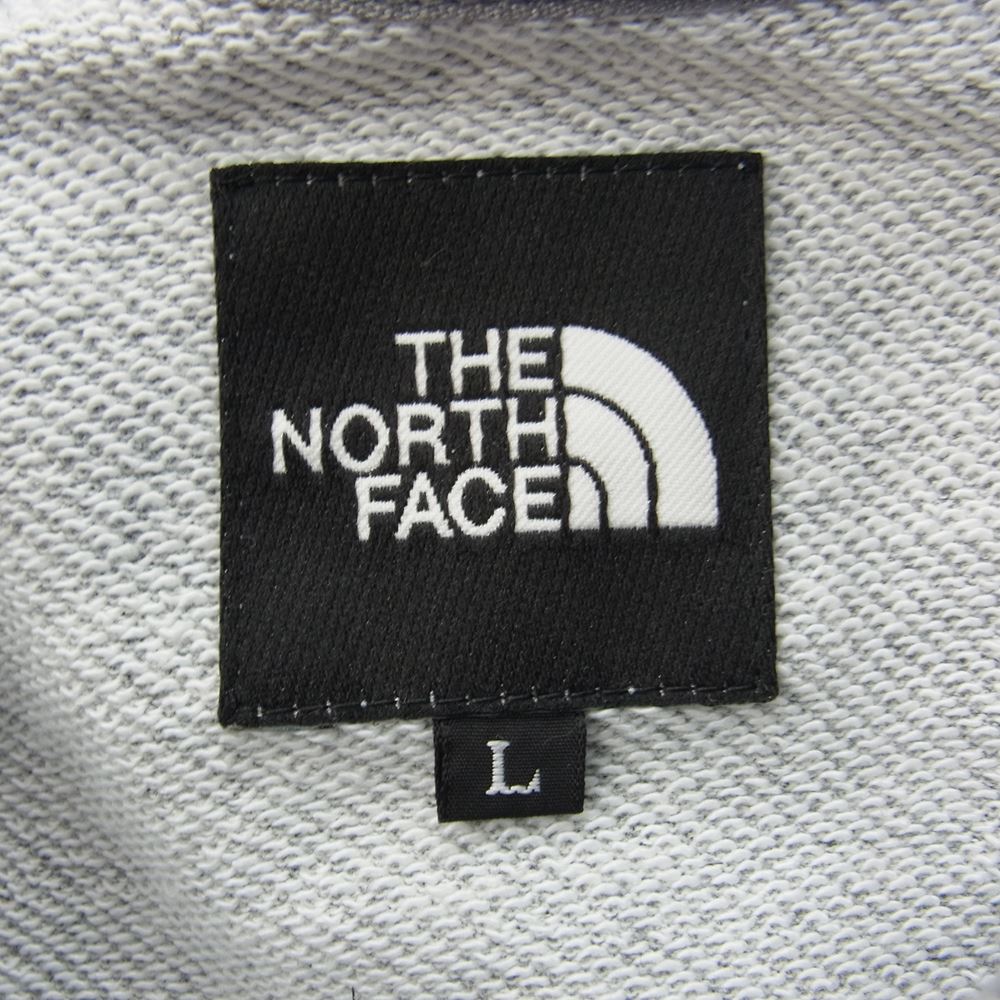 THE NORTH FACE ノースフェイス NT11832 SQUARE LOGO CREW スクエア ロゴ クルーネック スウェット グレー系 L【中古】