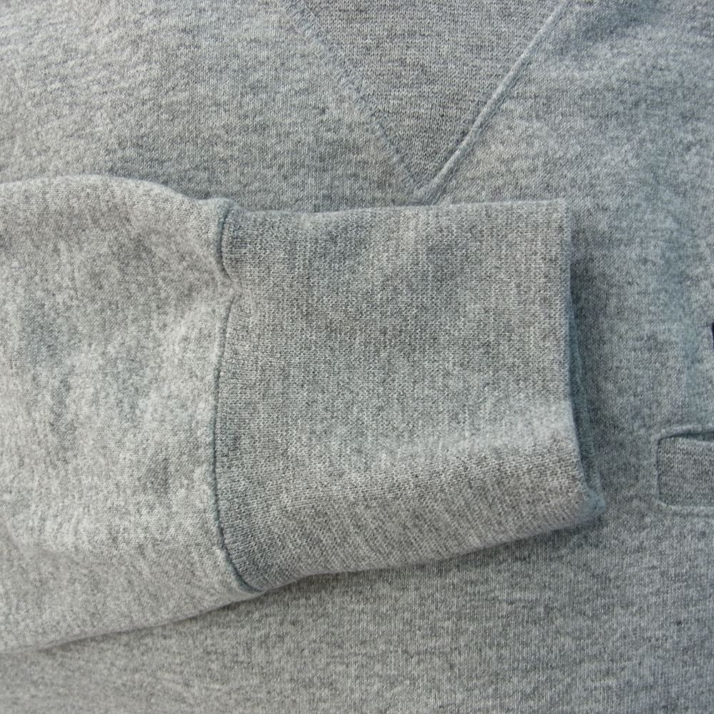 THE NORTH FACE ノースフェイス NT11832 SQUARE LOGO CREW スクエア ロゴ クルーネック スウェット グレー系 L【中古】