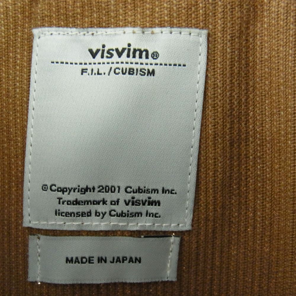 VISVIM ビズビム 115305011005 DUGOUT SHIRT S/S CORDS ダグアウト コーデュロイ ベースボール シャツ 半袖 ブラウン系 3【中古】