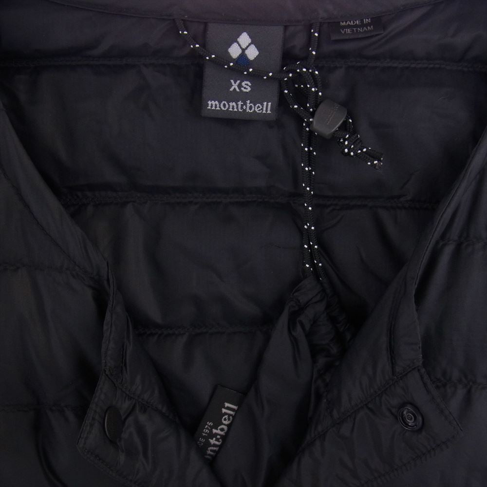 mont-bell モンベル 1101503 スペリオ ダウン ラウンド ネック インナー ダウン ジャケット ブラック系 XS【中古】