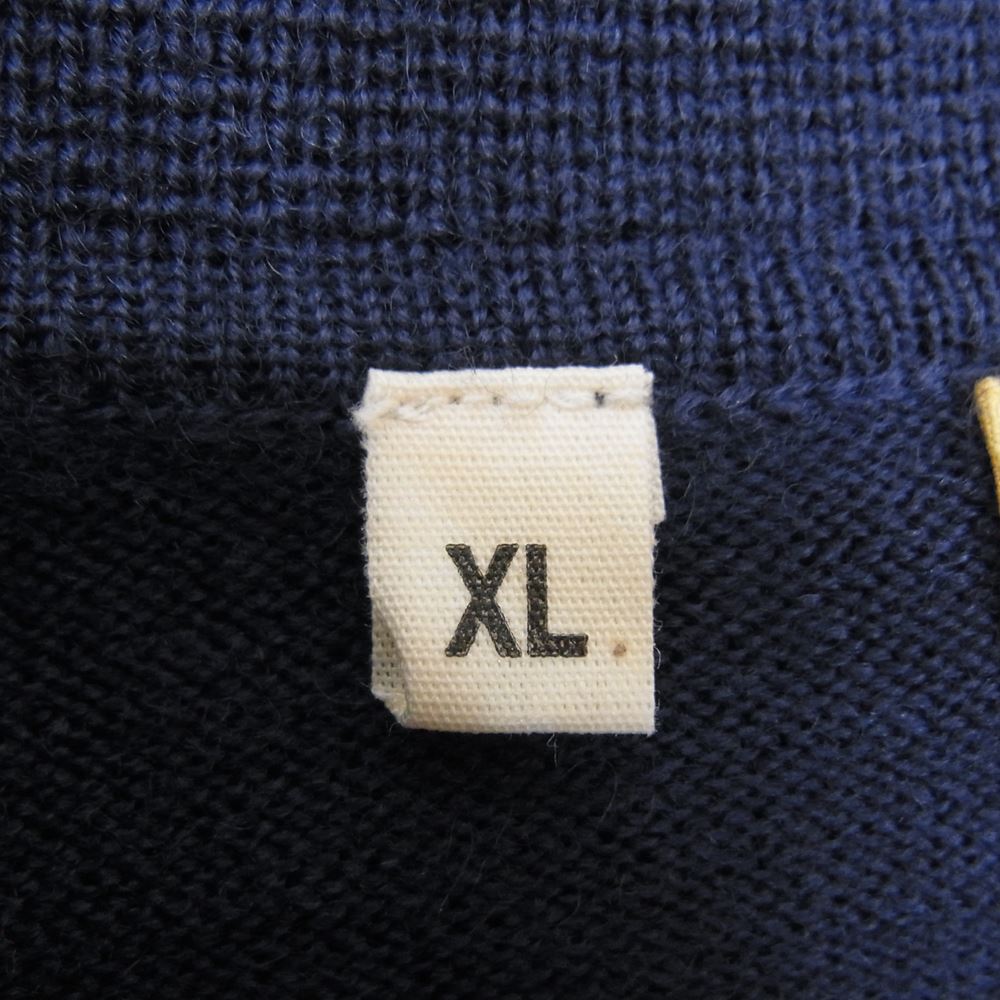 Levi's リーバイス LVC ウール シャツ カーディガン ブルー系 XL【中古】