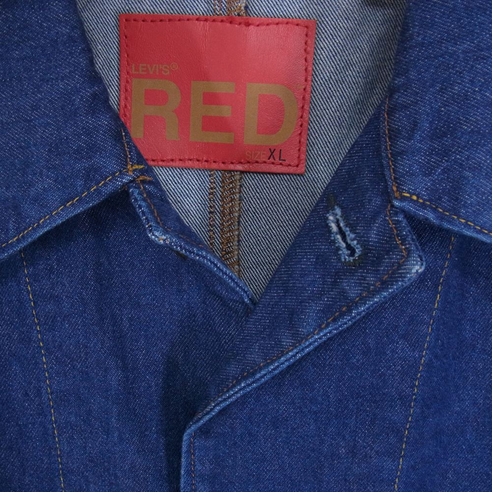 Levi's RED リーバイスレッド EJ COAT デニム ジャケット インディゴブルー系 XL【中古】