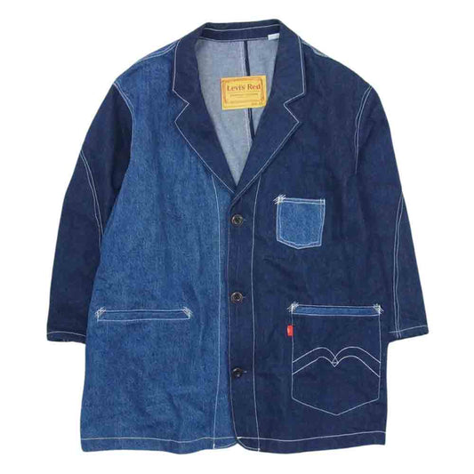 Levi's RED リーバイスレッド デニム テーラード ジャケット インディゴブルー系 XL【中古】