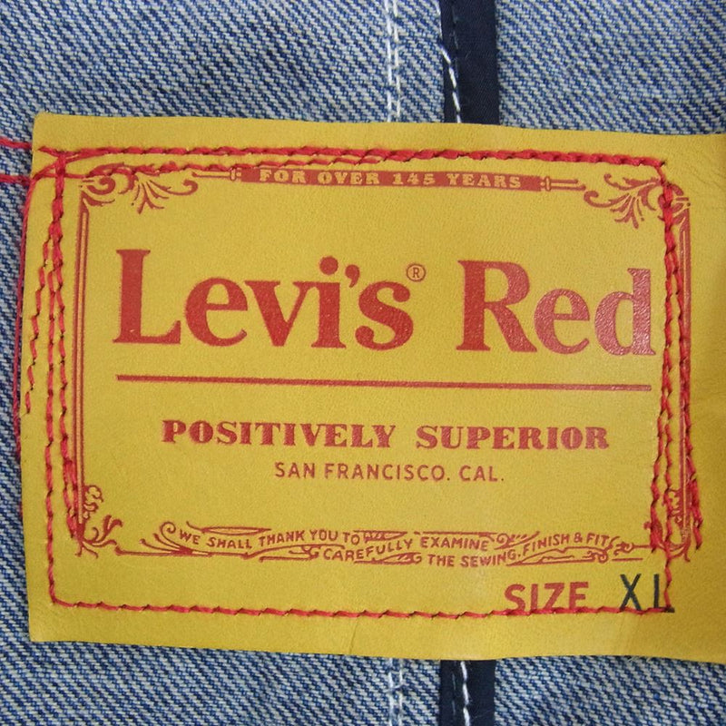 Levi's RED リーバイスレッド デニム テーラード ジャケット インディゴブルー系 XL【中古】