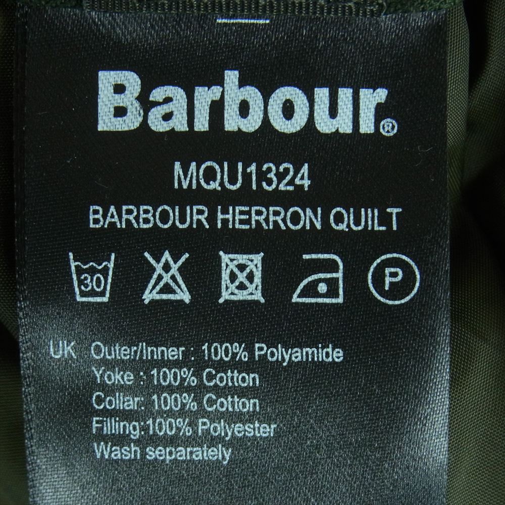 Barbour バブアー QUILT キルト キルティング ジャケット カーキ系 XL【中古】