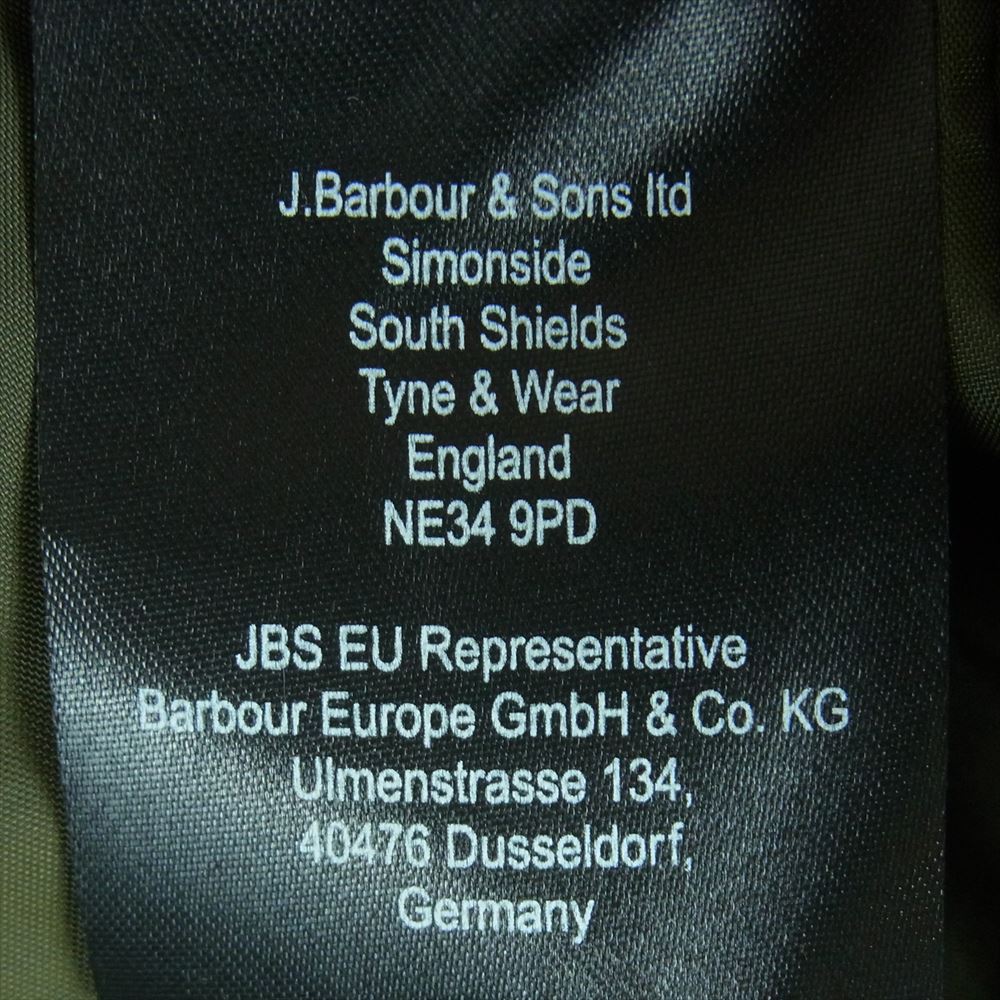 Barbour バブアー QUILT キルト キルティング ジャケット カーキ系 XL【中古】