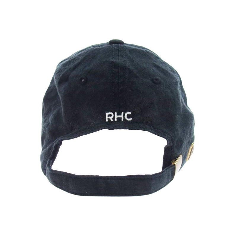 Ron Herman ロンハーマン 3521000042 RHC ロゴ刺繍 6パネル キャップ 帽子 ブラック系【中古】