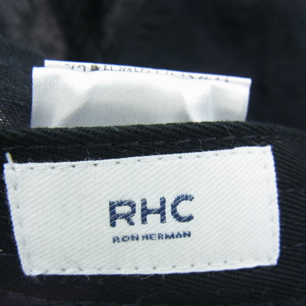 Ron Herman ロンハーマン 3521000042 RHC ロゴ刺繍 6パネル キャップ 帽子 ブラック系【中古】