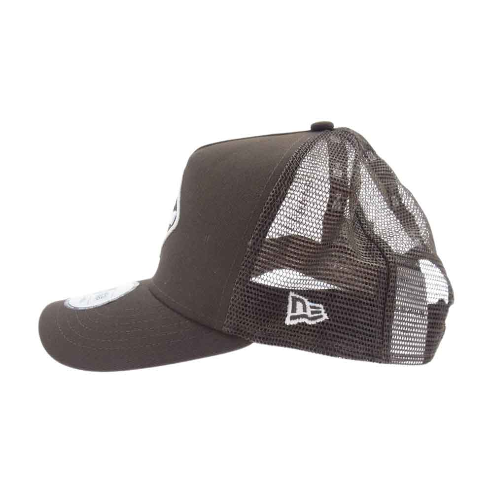 F.C.R.B. エフシーアールビー 20AW FCRB-202084 × NEW ERA ニューエラ EMBLEM MESH CAP エンブレム メッシュ キャップ ロゴ ブラウン系【中古】