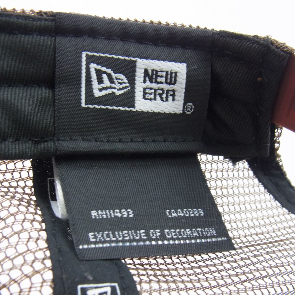 F.C.R.B. エフシーアールビー 20AW FCRB-202084 × NEW ERA ニューエラ EMBLEM MESH CAP エンブレム メッシュ キャップ ロゴ ブラウン系【中古】