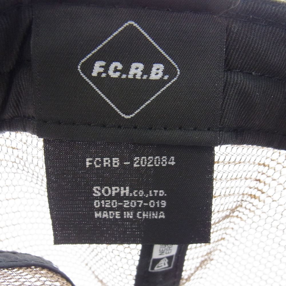 F.C.R.B. エフシーアールビー 20AW FCRB-202084 × NEW ERA ニューエラ EMBLEM MESH CAP エンブレム メッシュ キャップ ロゴ ブラウン系【中古】