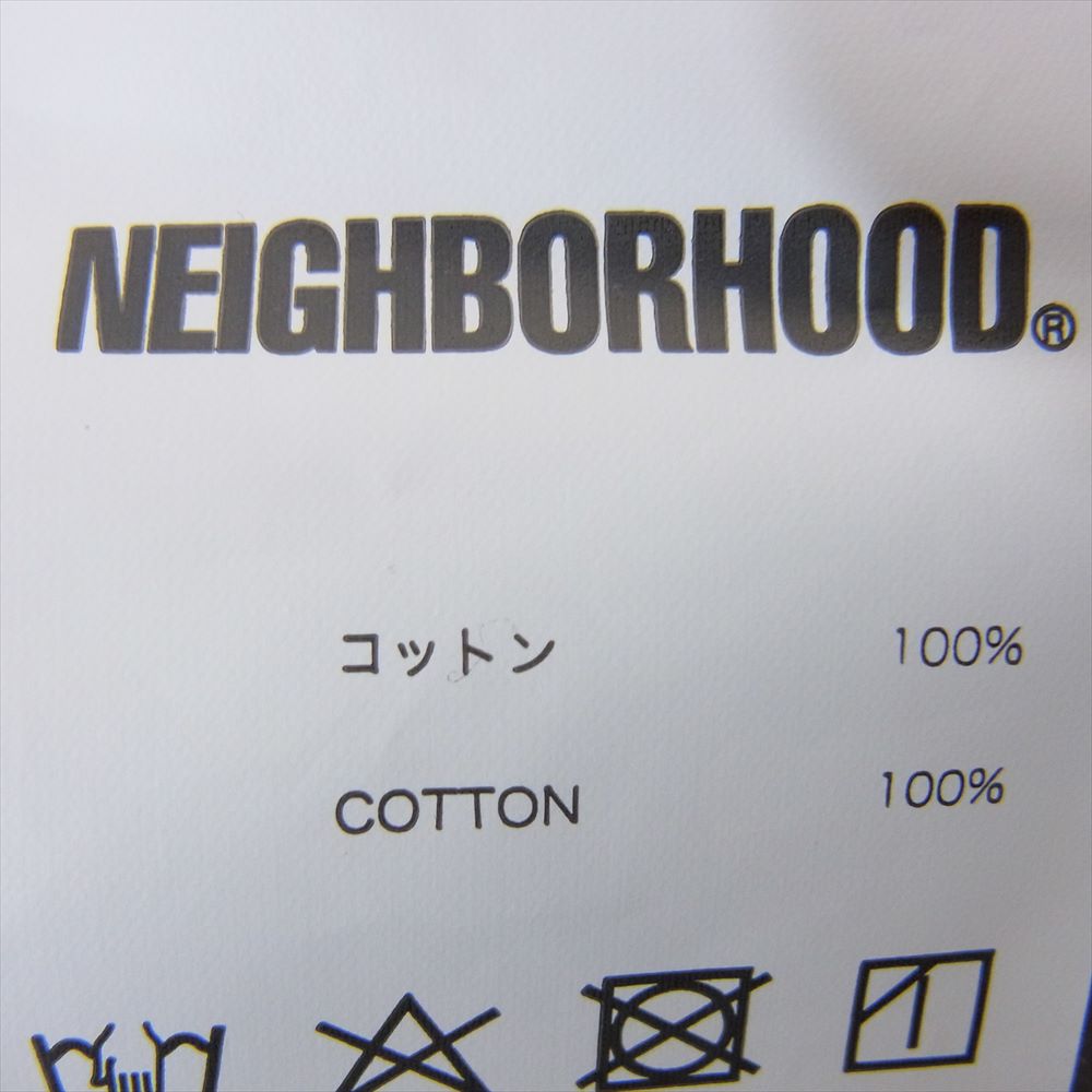 NEIGHBORHOOD ネイバーフッド 21SS GOD C-TEE.LS ラメ ロゴ プリント ロングスリーブ 長袖 Tシャツ ロンT グレー系 M【中古】