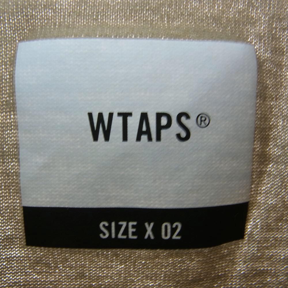 WTAPS ダブルタップス 21SS SCREEN WTVUA スクリーン ロングスリーブ 長袖 Tシャツ ロンT ロゴ ベージュ系 X 02【中古】